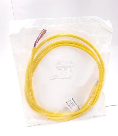 New Mencom MAC-6FP-2M Cable Cordset Female Straight 6 Pin 300V 4A 2M
