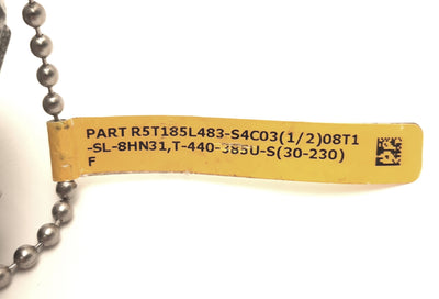 Used Pyromation R5T185L483-S4C03(1/2)08T1-SL-8HN31, T-440-385U-S RTD Assembly