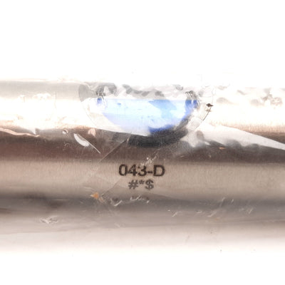 New Bimba 043-D Pneumatic Cylinder, Bore: 3/4", Stroke: 3", 250psi, 1/8" NPT
