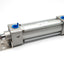Used SMC NCAZ5-GCR012-0400 Pneumatic Tie Rod Cylinder, 1/2" Bore, 4" Stroke, 3/8"NPT