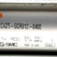 Used SMC NCAZ5-GCR012-0400 Pneumatic Tie Rod Cylinder, 1/2" Bore, 4" Stroke, 3/8"NPT