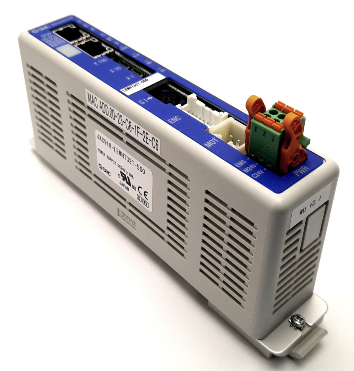 Smc Driver Works SMC JXC918-LEMHT32T-500 Ethernet/IP Step Motor Driver Actuator Control ...