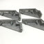 Used Lot of 4 Bosch 3842529006 Foundation Bracket Mounts 40x160mm, 10mm Slot