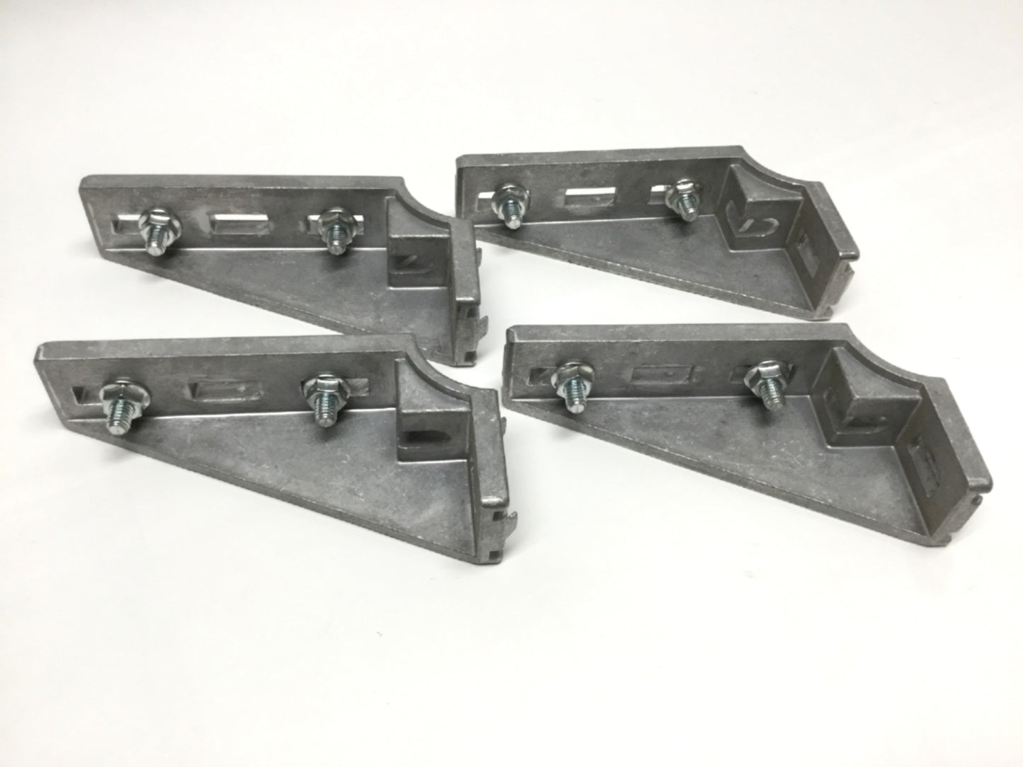 Used Lot of 4 Bosch 3842529006 Foundation Bracket Mounts 40x160mm, 10mm Slot