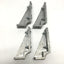 Used Lot of 4 Bosch 3842529006 Foundation Bracket Mounts 40x160mm, 10mm Slot
