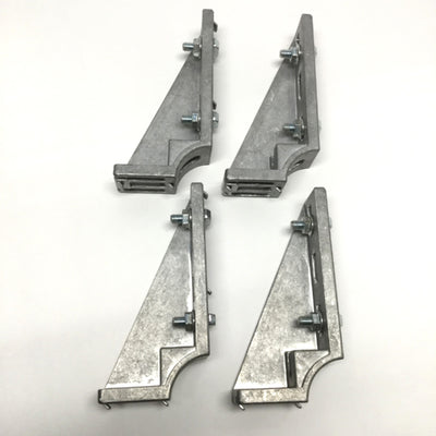 Used Lot of 4 Bosch 3842529006 Foundation Bracket Mounts 40x160mm, 10mm Slot