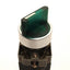 Used Schneider Electric ZB4BW035 Selector Switch 3-Pos, Stay Put, NO&NC, 120v AC