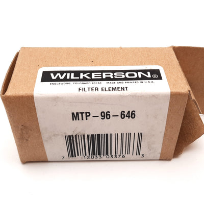 New Wilkerson MTP-96-646 Air Filter Element, Coalescing, Rating: 0.01 Micron