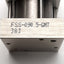 Used BIMBA FSS-090.5-GMT Square FLAT-1 Pneumatic Cylinder 1-1/16" Bore, 1/2" Stroke