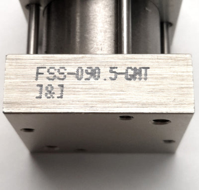 Used BIMBA FSS-090.5-GMT Square FLAT-1 Pneumatic Cylinder 1-1/16" Bore, 1/2" Stroke