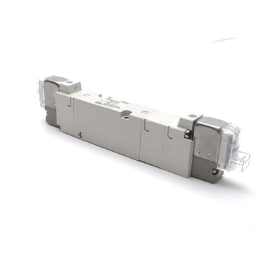 New SMC VQZ2451-5LO1 Solenoid Valve, Base Mounted, 3 Pos, Exhaust Center, 24VDC Coil