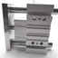 Used SMC MLGPM63-25-F Guided Pneumatic Cylinder Slide Bearing, 63mm Bore, 25mm Stroke
