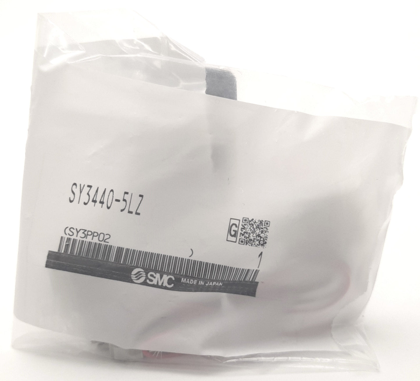 New SMC SY3440-5LZ Solenoid Valve 5 Port, 3-Pos Exhaust Center, 24v DC Coil