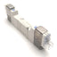 New SMC SY3440-5LZ Solenoid Valve 5 Port, 3-Pos Exhaust Center, 24v DC Coil