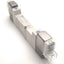 New SMC SY3440-5LZ Solenoid Valve 5 Port, 3-Pos Exhaust Center, 24v DC Coil