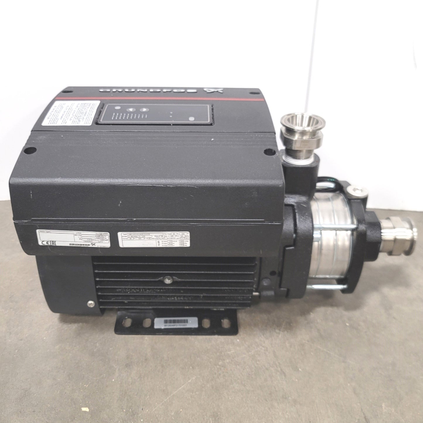 Used Grundfos CME5-4 A-S-A-E-AQQE Q-A-D-N Multi-Stage Pump 2HP 208/230VAC 3-Ph, 5m³/h