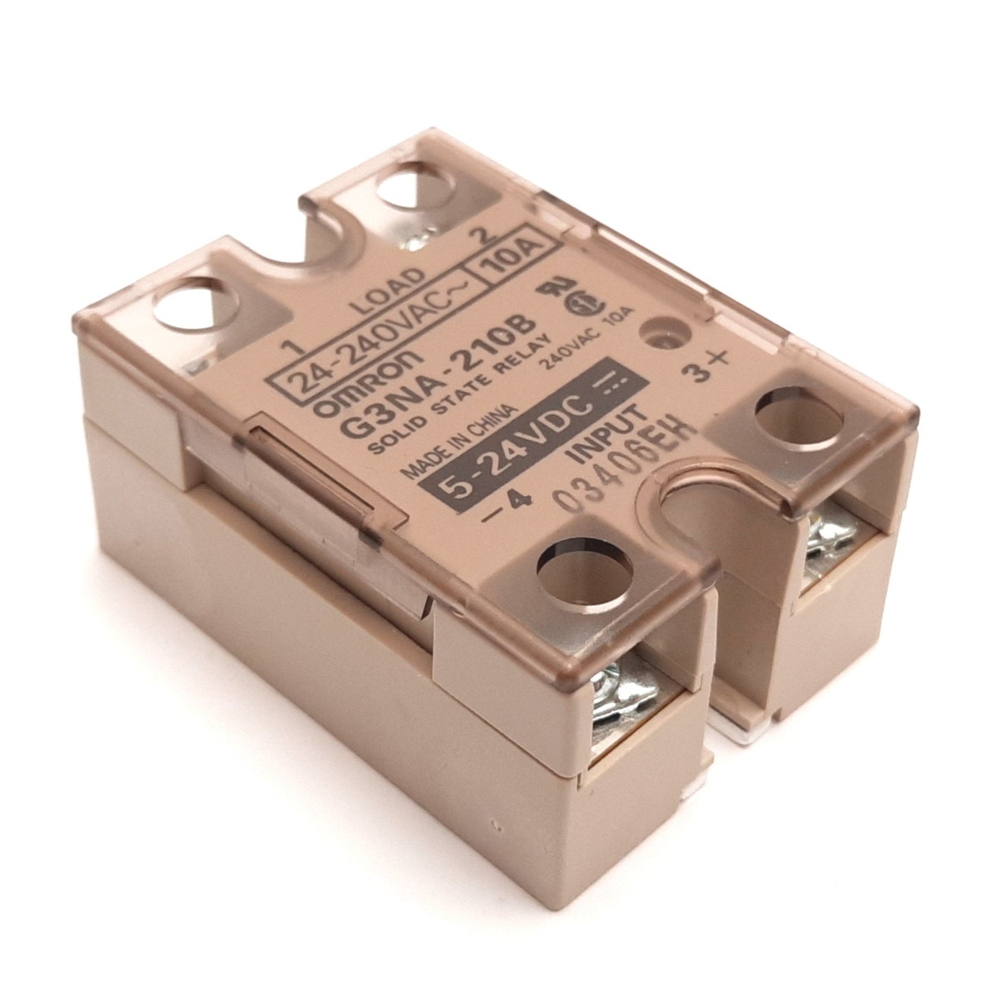 Used Omron G3NA-2108 Solid State Relay, SPST-NO, Input: 5-24VDC, Load: 24-240VAC 10A