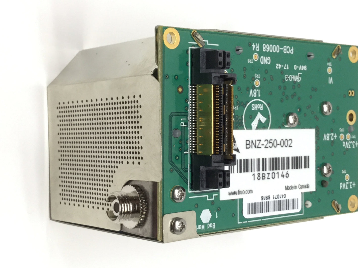 Used FISO BNZ-250-002 Fiber Optic Sensor Module