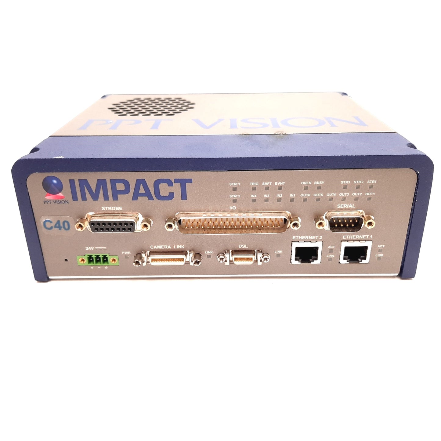 Used PPT Vision 661-0326-C40 Impact CL Vision System Processor DSL/Camera Link 24VDC