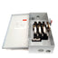 Used GE TG4323 Safety Switch, 3-Pole, Rating: 100A 240VAC/250VDC, With 80A Fuses