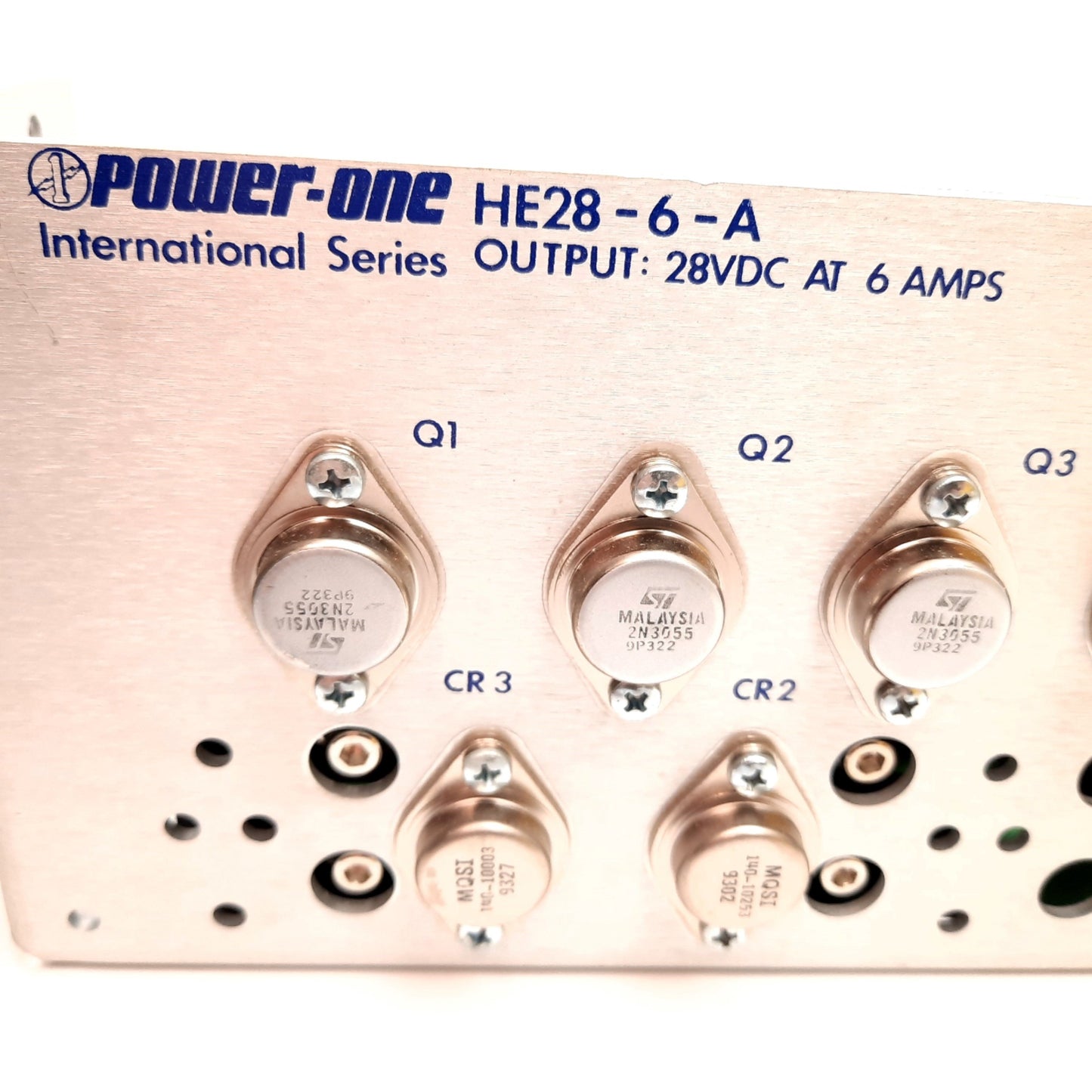 New Power-One HE28-6-A Power Supply, Input: 100-240VAC 3-1.5A, Output: 28VDC 6A
