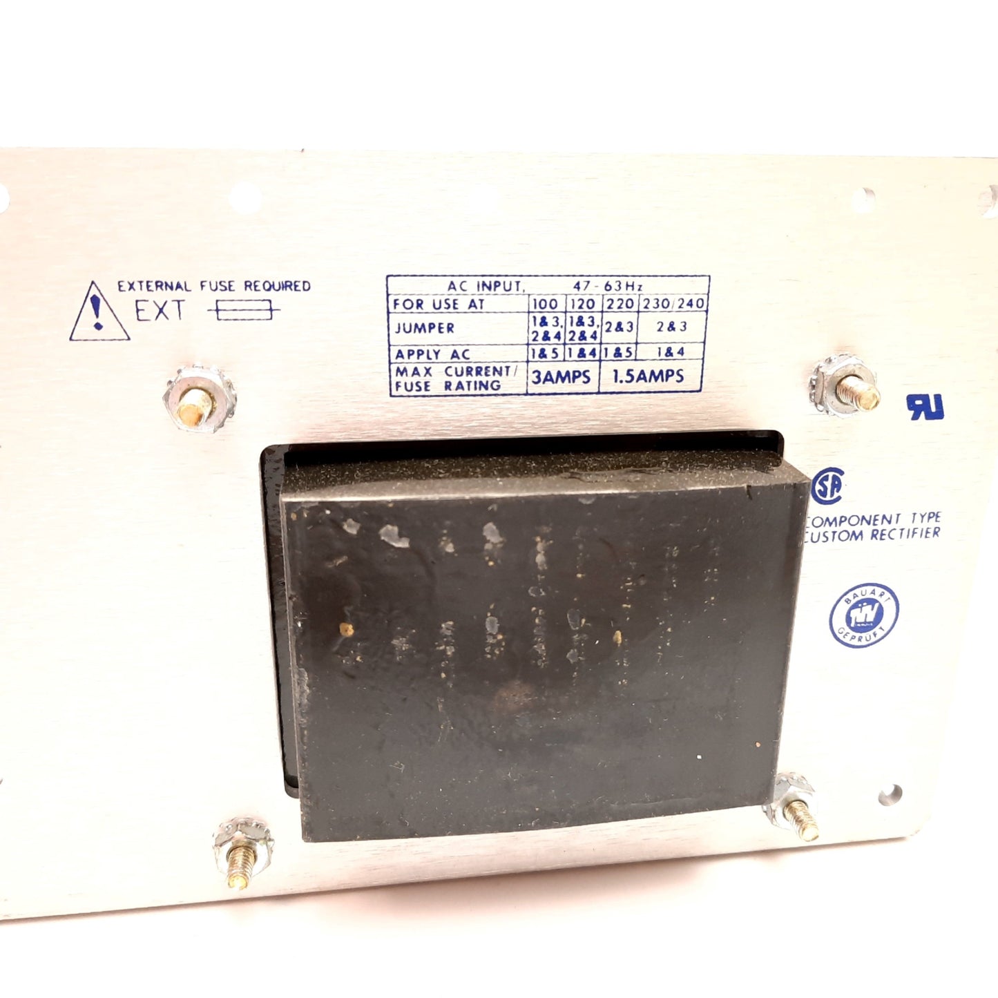 New Power-One HE28-6-A Power Supply, Input: 100-240VAC 3-1.5A, Output: 28VDC 6A