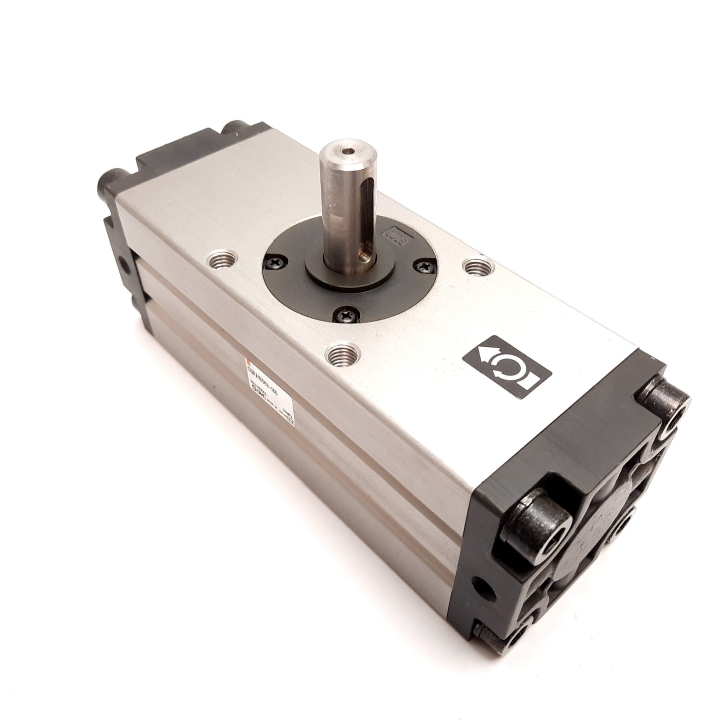 Used SMC CDRA1BS63-180 Rotary Actuator, 180° Rotation, Bore: 63mm, Pressure: 1.0MPa