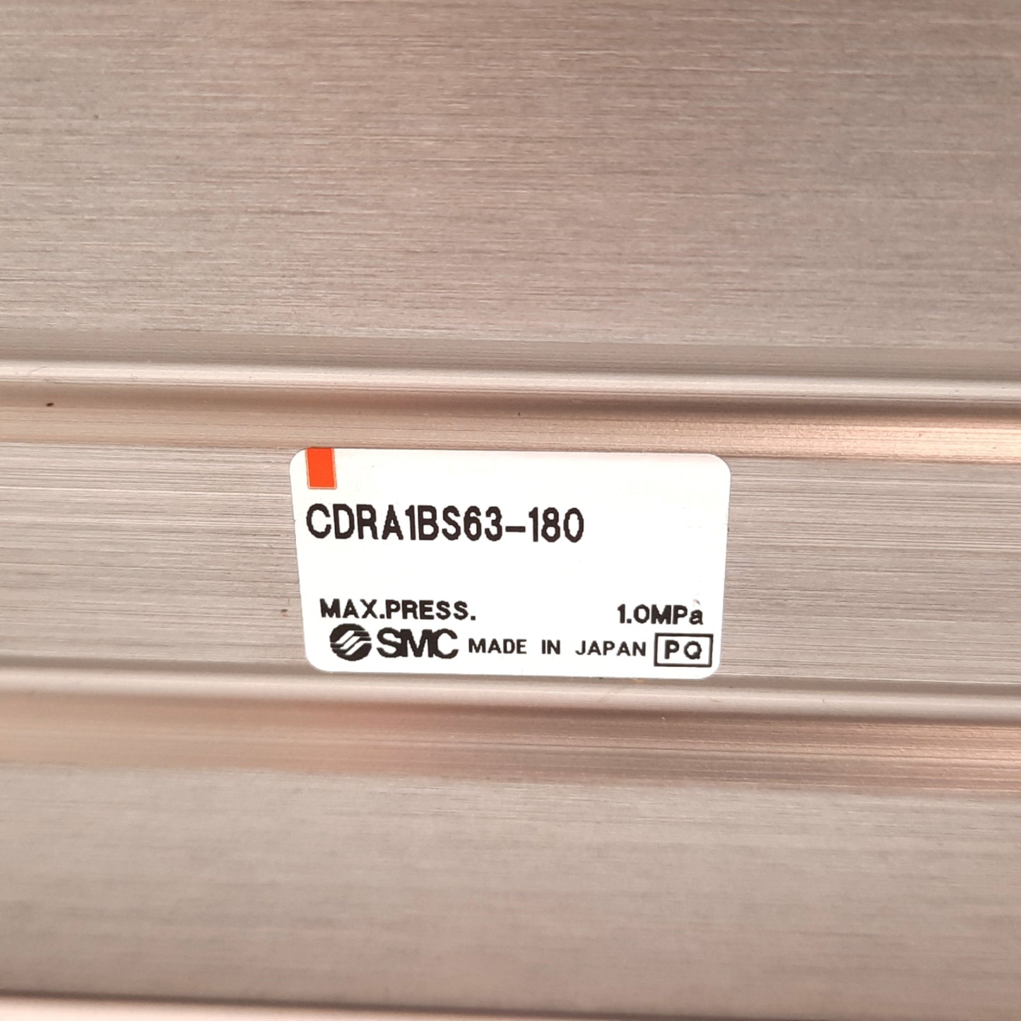 Used SMC CDRA1BS63-180 Rotary Actuator, 180° Rotation, Bore: 63mm, Pressure: 1.0MPa