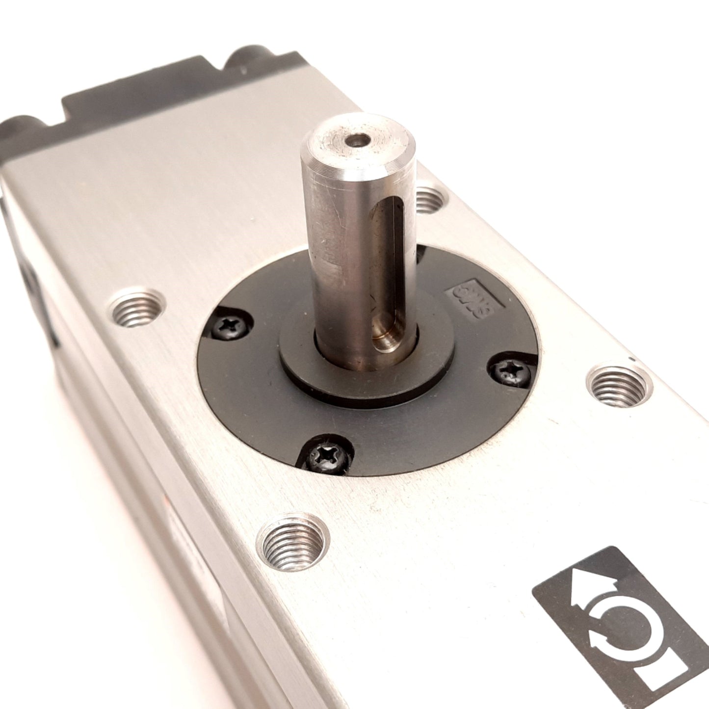 Used SMC CDRA1BS63-180 Rotary Actuator, 180° Rotation, Bore: 63mm, Pressure: 1.0MPa