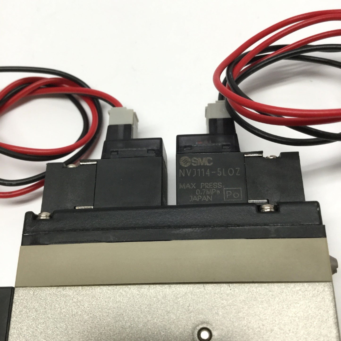 Used SMC NZM101H Vacuum Ejector Venturi Generator, -630mmHg, 100psi Max, 24VDC Coil