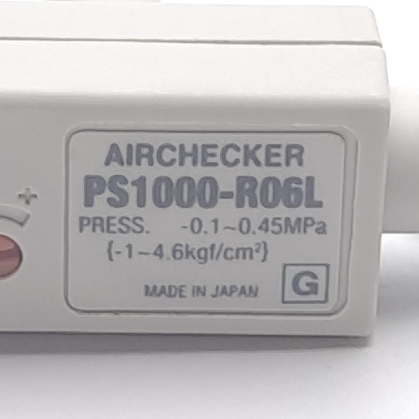 Used SMC PS1000-R06L Air Checker Pneumatic Pressure Switch -0.1~0.45MPa 12 to 24 VDC