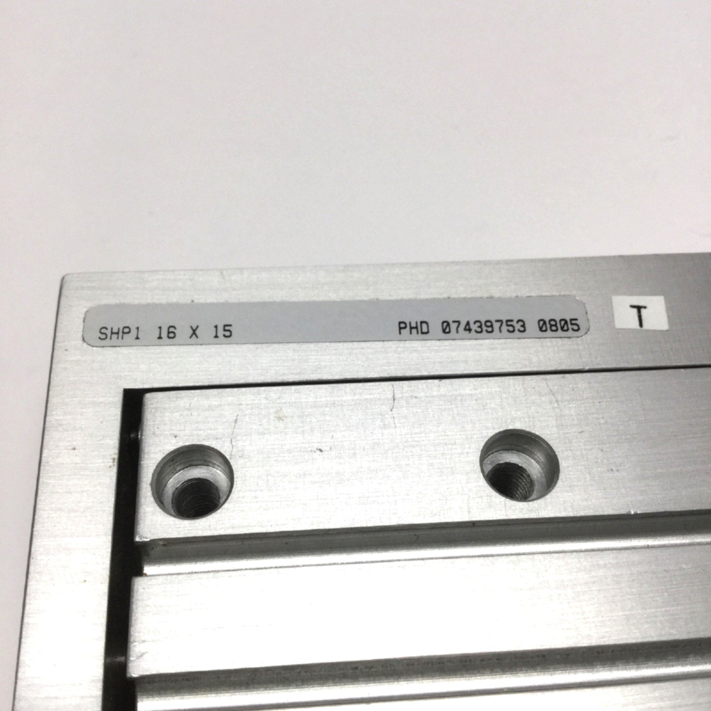 Used Phd SHP1 16 X 15 Rail Thruster Pneumatic Slide Table Ø16mm Bore, 15mm Stroke