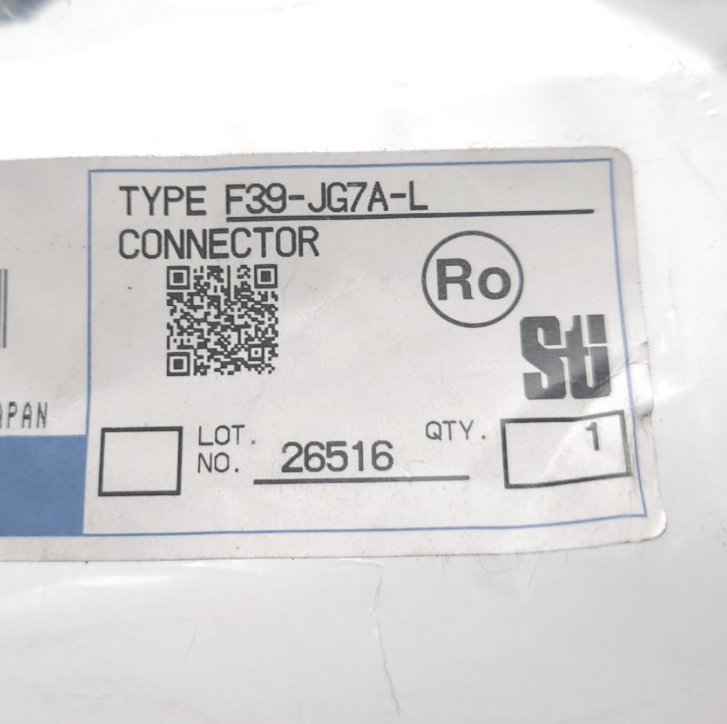 New Omron F39-JG7A-L Extended Mating Cable, 7m length, 5-Pin M12 Female Connector