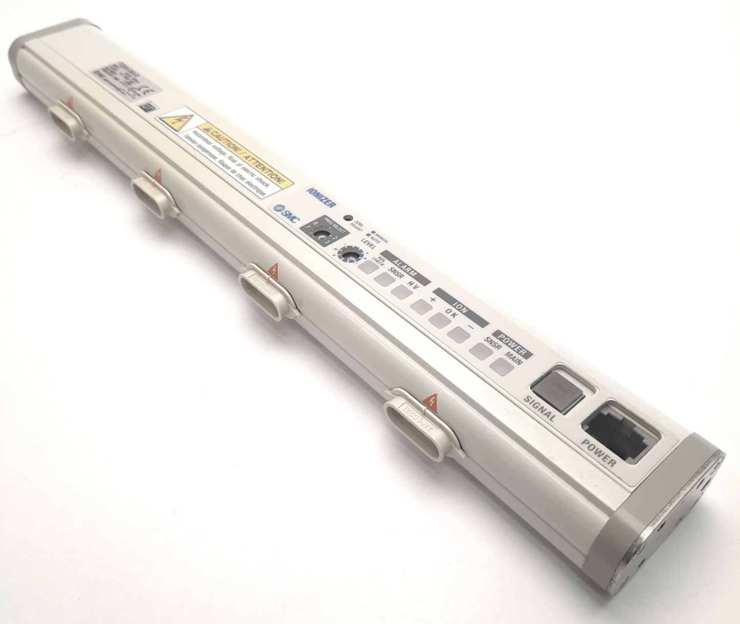 Used SMC IZS31-380-B Ionizer Bar 380mm Length, 7kV Max Peak Output, 24v DC, 0.7MPa,M5