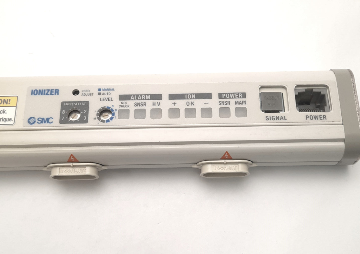 Used SMC IZS31-380-B Ionizer Bar 380mm Length, 7kV Max Peak Output, 24v DC, 0.7MPa,M5