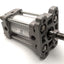Used SMC CDA2F63-50-XC4C6 Tie Rod Cylinder, Scraper, SS, 63mm Bore, 50mm Stroke