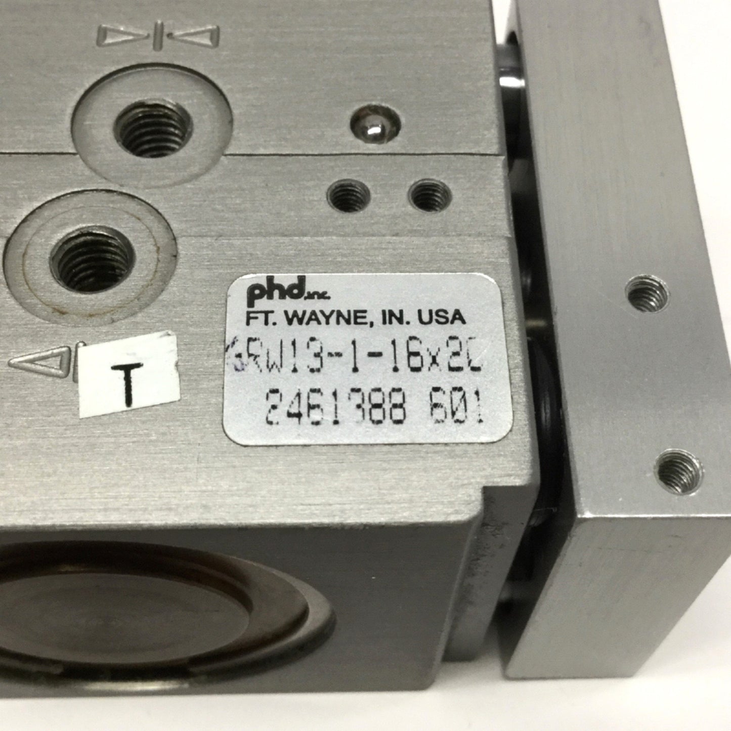 Used PHD GRW13-1-16x20 Wide Body Parallel Gripper Ø16mm Bore, 20mm Stroke, 36lbf Grip