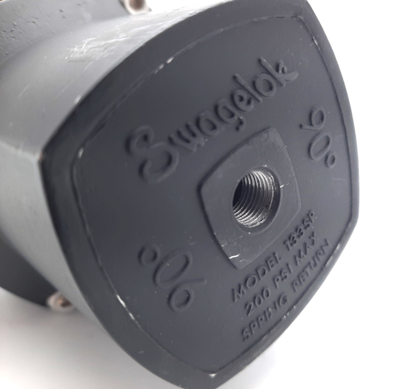 Used Swagelok MS-133-SR Series 133SR Pneumatic Spring Return Actuator 200PSI Max