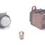 New – Open box Omron A22L-TW-24A-11M Lighted Pushbutton Switch, 24VAC/VDC, SPST-NO/NC Contacts