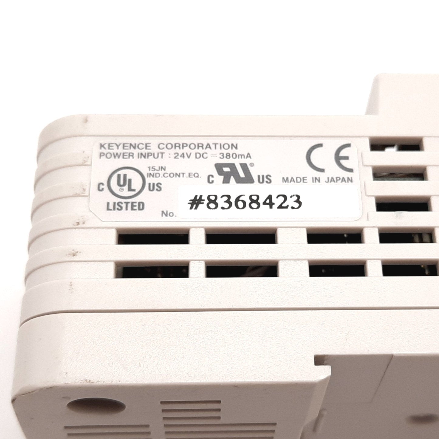 Used Keyence N-L1 Communication Unit, Ethernet Interface, 2x Inputs 4x Outputs, 24VDC