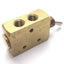 Used Clippard MJTV-4 Pneumatic Toggle Valve 2-Position 5-Port, 150psi, 1/8" NPT
