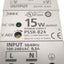 Used Idec PS5R-B24 DIN Rail Power Supply 100-240v AC Input, 24v DC 0.6A Output