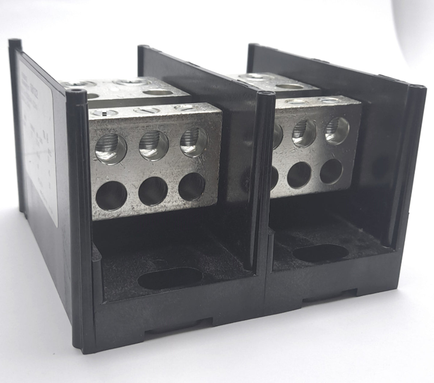 Used Mersen Ferraz Shawmut MPDB68132 Power Distribution Block 2-Poles 600V 620A, 2x6