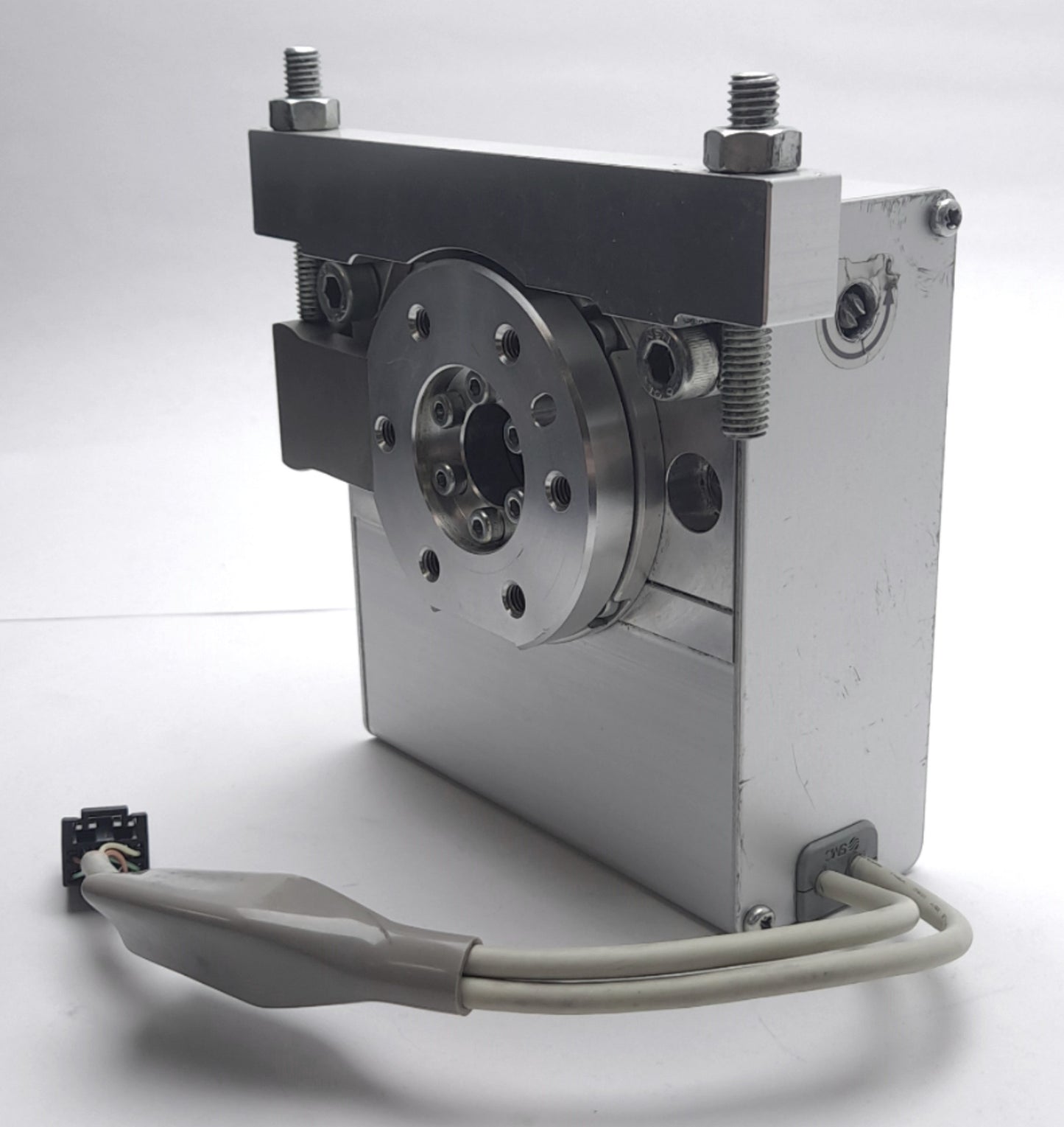 Used SMC LER50K-2-R51P1D Electric Rotary Table, 180°, 24VDC, 1.5 I/O Cable Length