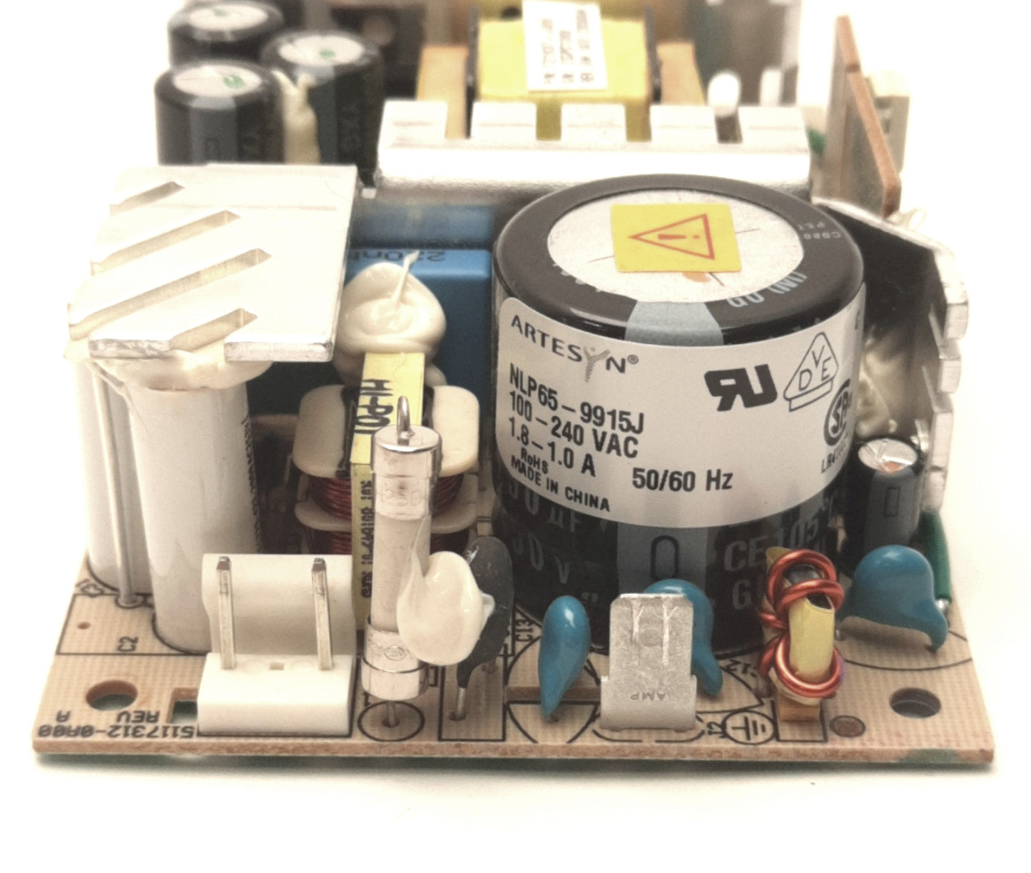 Used Artesyn Embedded NLP65-9915J Switching Power Supply, 85-264v AC In, 15V 65W Out