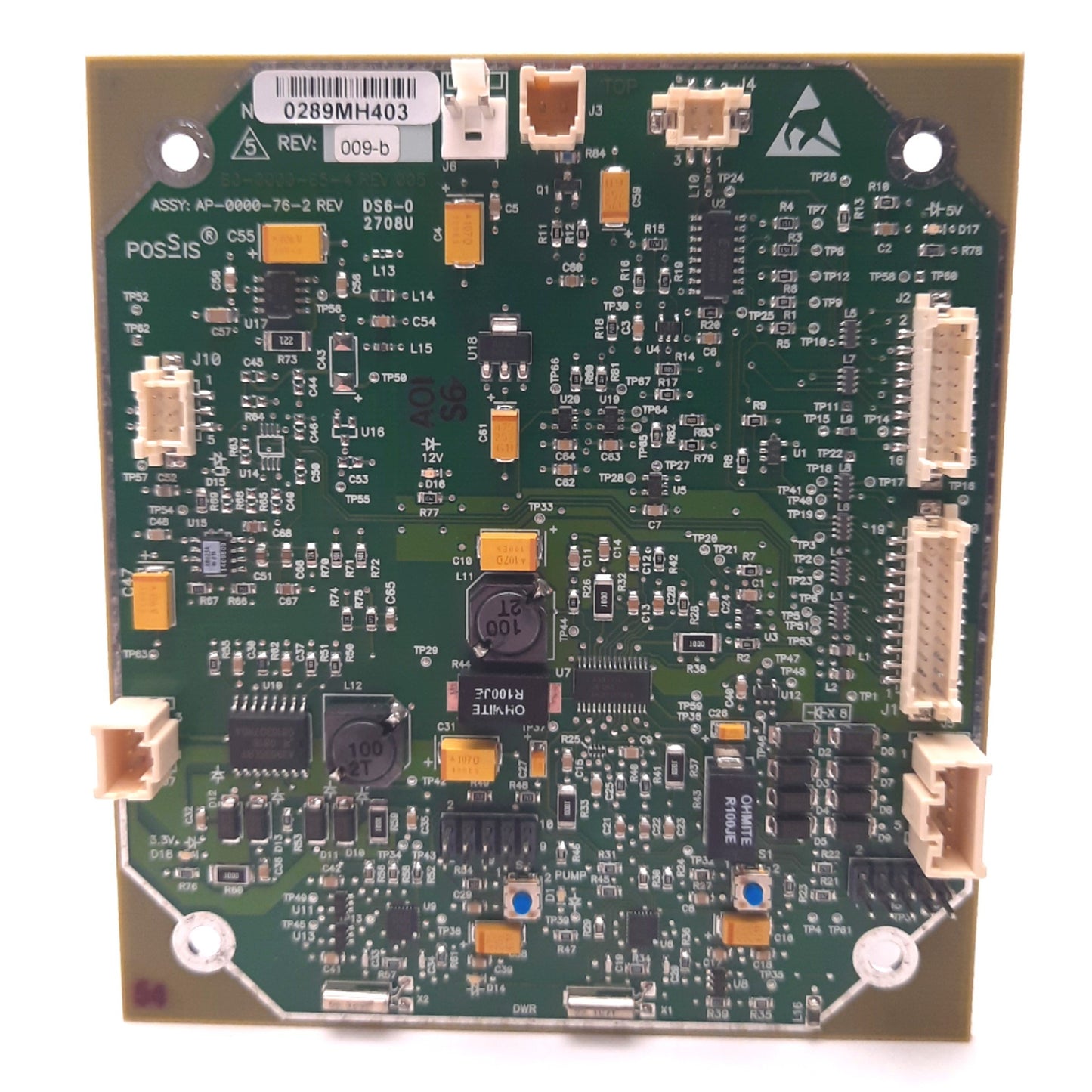 Used Possis Medical AP-0000-76-2 Rev 009-B 0289MH403 AngioJet System Board 5000A