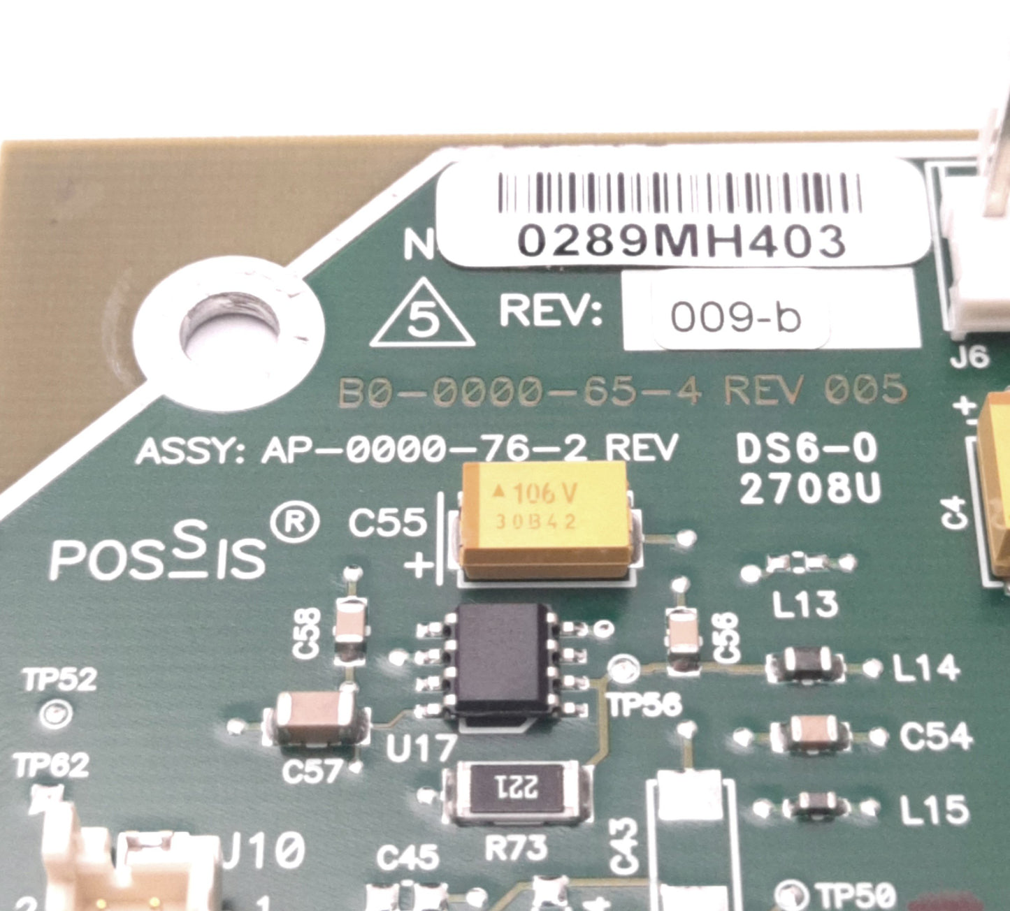 Used Possis Medical AP-0000-76-2 Rev 009-B 0289MH403 AngioJet System Board 5000A