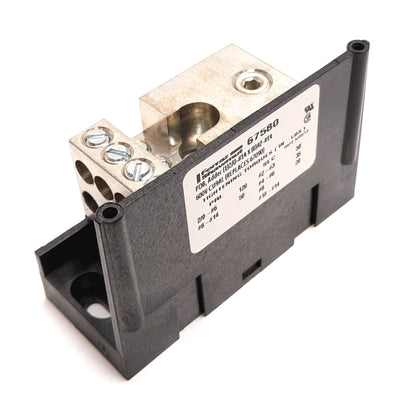 New Ferraz Shawmut 67580 Power Distribution Block, 1-Pole, 8-Outputs/Pole, 600V