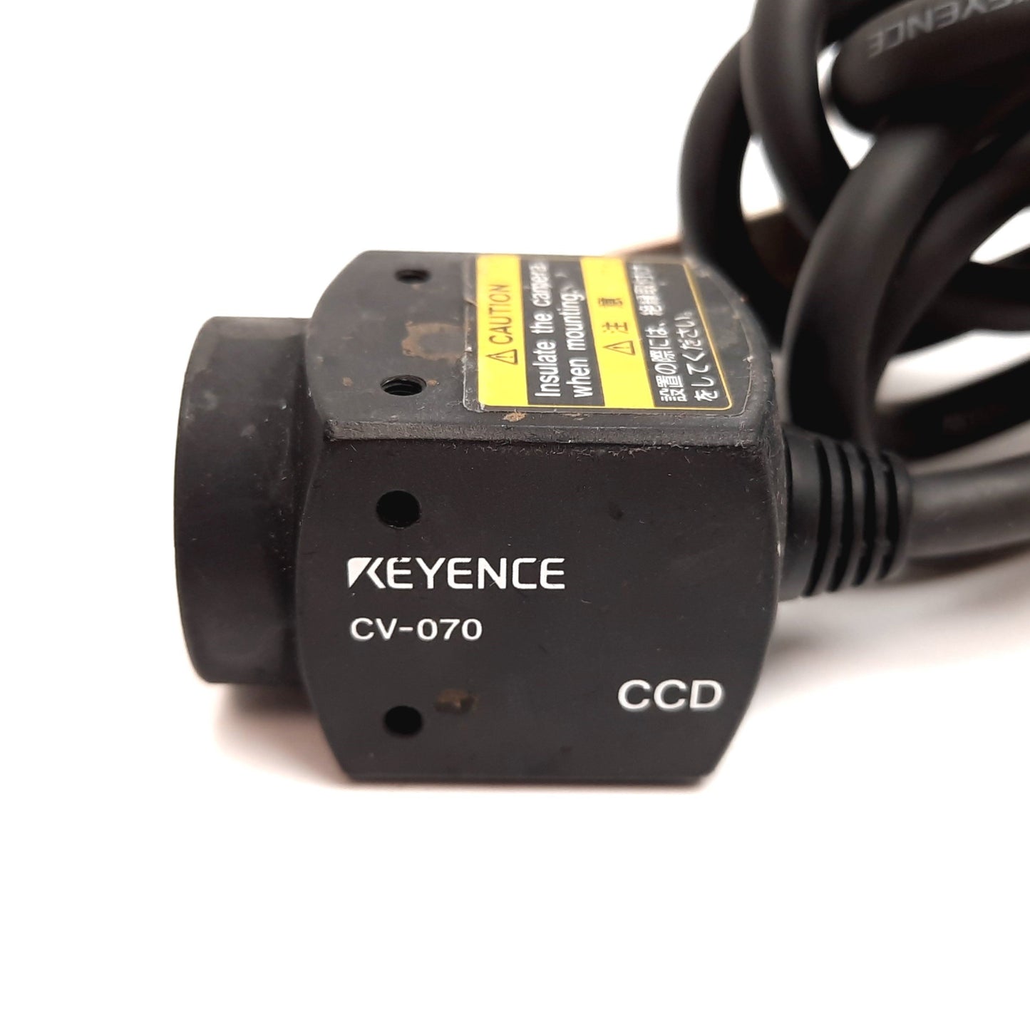 Used Keyence CV-070 High Speed Intuitive Camera, Color, Machine Vision 1/3" CCD