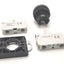 Used BACO L21AH20L Pushbutton With 33E10 NO Contact & 33EAGL 24v Light Block, Green